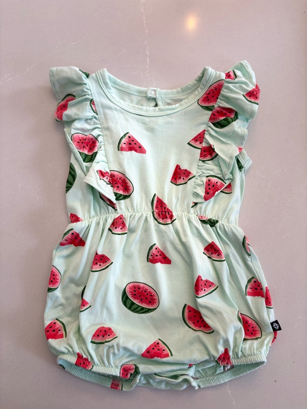 Kyte Baby Watermelon Print Bubble Romper